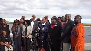 GA Legislative Black Caucus Press Conference on Sapelo Dock Collapse [upl. by Legyn541]