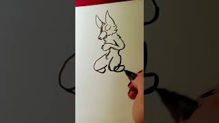 how I draw dynamic digitigrade legs part one art artwork furries arttutorial [upl. by Mag]