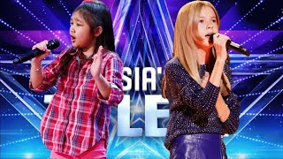 Angelica Hale vs Daneliya Tuleshova Singing Rise Up [upl. by Hammock]