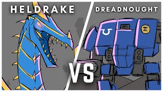 HELDRAKE vs DREADNOUGHT Space Marine 2 animatic [upl. by Davena464]