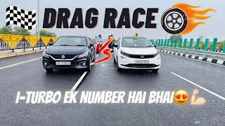 Tata Altroz vs Baleno Drag Race🚀🚘 12L Turbo vs 12L NA 110bhp vs 88bhp veham durr hogya aj😀 [upl. by Rodrick]