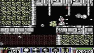 C64 Longplay  Turrican collect 100 lives [upl. by Nomelihp563]