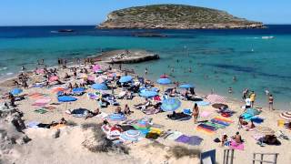 Playas de Ibiza  Platges de Comte 1 [upl. by Kcirednek]