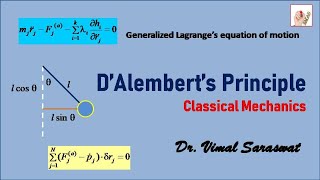 D’Alembert’s Principle  E4  Classical mechanics [upl. by Anide]