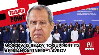 MOSCOW IS READY TO SUPPORT ITS AFRICAN PARTNERS LAVROV [upl. by Ecyak]