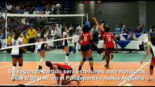 Nicaragua vence a Belice en voleibol de los Juegos Centroamericanos [upl. by Otilrac664]