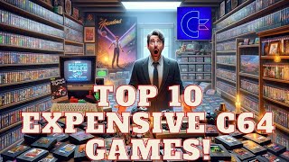 Top 10 Most Valuable Commodore 64 Games in My Collection [upl. by Aerdnuahs993]