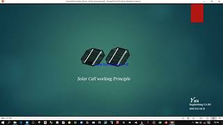 Solar cell working principle 1 [upl. by Gierc669]