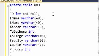 Lesson 10 Part 1 Not Null Constraint AF SOOMAALI [upl. by Shah]