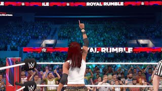 Lita v Flair  Royal Rumble January 20 [upl. by Anyalram751]