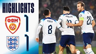 North Macedonia 11 England  Three Lions End UEFA EURO 2024 Qualification Unbeaten  Highlights [upl. by Nena]