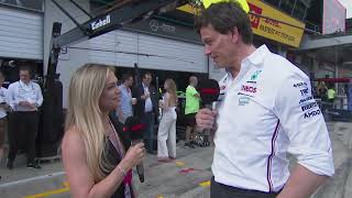 Toto Wolff postrace interview  F1 Austrian GP [upl. by Pillsbury]