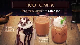 How To Make Irish Cream Drinks with Monin [upl. by Bultman]