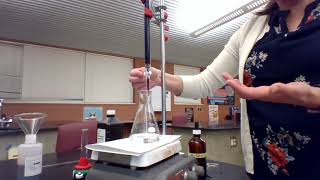 Redox titration of hydrogen peroxide [upl. by Xela]