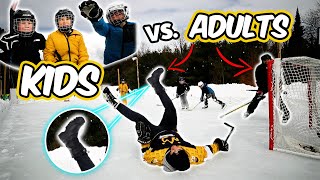 Hockey VS 8 Year OIds BUT every game gets harder [upl. by Gavrila]