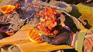 Campfire Burgers The Juiciest Most Flavorful Burgers Youll Ever Taste [upl. by Nahraf]