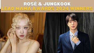 BLACKPINKs Rosé BTS Jungkook amp More Shine at MAMA Awards 2024 Winners list out [upl. by Naneik362]