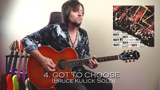 KISS MTV Unplugged  Tribute to Bruce Kulick Solos  Ace Frehley and Paul Stanley Solos [upl. by Kaehpos]