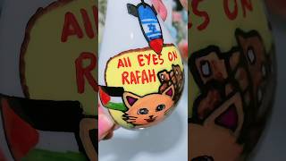 ALL EYES ON RAFAH freepalestine asshy art shorts [upl. by Ydennek]