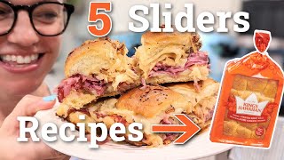 5 YUMMY SLIDERS RECIPES FOR YOUR FAMILY OR A CROWD [upl. by Ecnerewal731]