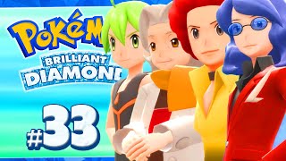 Pokemon Brilliant Diamond Part 33 ELITE FOUR Gameplay Walkthrough [upl. by Ozzie]