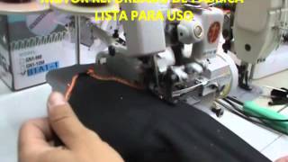 OVERLOCK DRAGONFLY 3 hilos MAQUINERIAJUANMA [upl. by Eentruok]