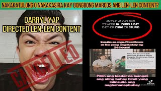 NAKAKATULONG O NAKAKASIRA KAY BONGBONG MARCOS ANG LENLEN VIDEOS NI DARRYL YAP [upl. by Aluino]