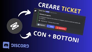 Creare Ticket con  bottoni  Discord [upl. by Kletter707]