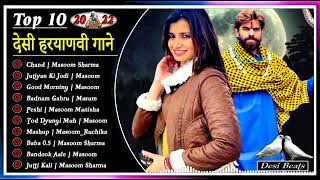 Masoom sharma Nidhi sharma  Latest Haryanvi Songs Haryanvi 2022  masoom sharma all song desibeats [upl. by Nibram]