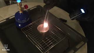 Silicone oil flammable vapor test [upl. by Anabel]