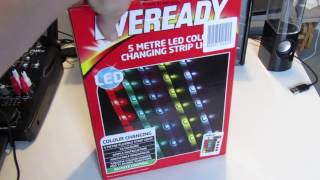 EVEREADY 5 metre LED strip unboxing and small review  Diesellab67 [upl. by Dennison]