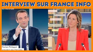 Interview choc de Florian Philippot sur France Info [upl. by Manas]