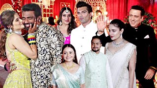 Celebrities At Arti Singh And Dipak Chauhan Wedding Ceremony Krushna Abhishek Sister Wedding [upl. by Annayek]