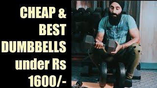 Cheap amp Best DUMBBELLS for Home Gym Setup [upl. by Joappa]