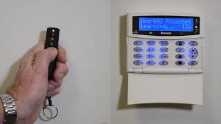 Texecom  Alarm system  How to add and delete the Premier Elite SmartKey [upl. by Aener]