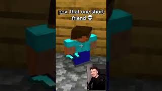 TEN JEDEN MAŁY KOLEGA 🤣 shorts minecraft [upl. by Llednik]