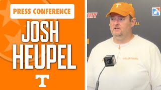 Tennessee head coach Josh Heupel talks after win over Mississippi State [upl. by Christy]