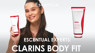 Escentual Expert on Clarins Body Fit [upl. by Seidule223]