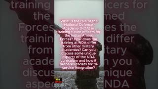 What is the role of the NDA in training future officers ssbrocks ssbrocksShorts nda indianarmy [upl. by Caleb956]