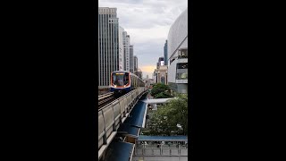 Bangkok BTS Skytrain Downtown shorts [upl. by Ylhsa]