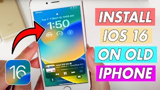 How to Update iOS 12 to 16  Install iOS 16 on iPhone 6 6s amp 7 [upl. by Schafer94]