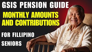 GSIS PENSION GUIDE MONTHLY AMOUNTS BASED ON CONTRIBUTIONS AND SERVICE FOR FILIPINO SENIORS [upl. by Kauffmann593]