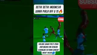 Detik Detik Indonesia Juara Piala Aff 2019🔥🔥 [upl. by Wilder]