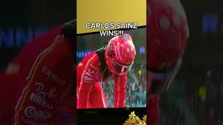 Carlos Sainz wins🏆 carlossainz cs55 ferrarif1 f1 formula1 mexicogp gp trending fyp fyb [upl. by Cannice]