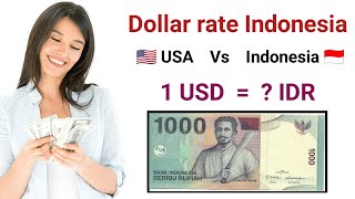 Dollar to Indonesia currency  Forex US Dollar to Indonesian Rupiah  Rupiah to Dollarusd to idr [upl. by Eillas]