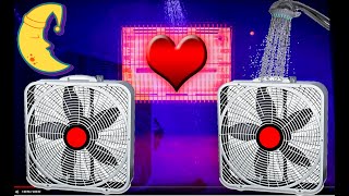 Shower Sounds  Fan Heater Sounds for Sleep Ambience [upl. by Ailecra907]