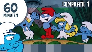 60 minuten Smurfen • Compilatie 1 • De Smurfen [upl. by Loutitia45]