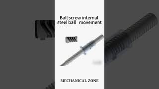 Ball screw internal steel ball movement mechanical mechanicalengg ballscrew [upl. by Weikert696]