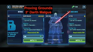 Proving Grounds  3 Star Darth Malgus [upl. by Kavanagh515]