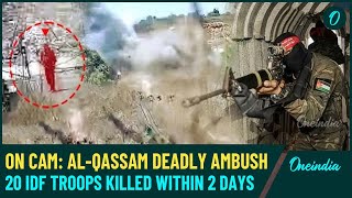 VIDEO AlQassam Fighters Kill 20 IDF Soldiers in 2 Days ‘Multiple Strikes Many Ambushed In Gaza [upl. by Oleic]